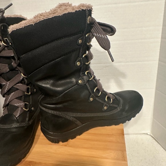 Timberland Mt Hope Mid Women’s Sz 8.5 Insulated Waterproof Black Winter Boots - Picture 8 of 16